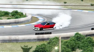 Jzx90 Drifting on Assetto Corsa (Raw sound no music)