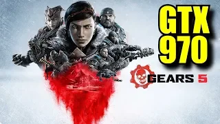 Gears 5 GTX 970 OC | 1080p - Ultra & High Preset | FRAME-RATE TEST