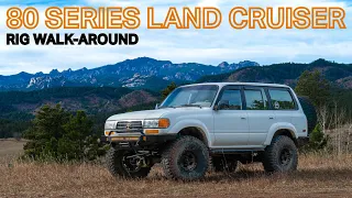 LIFTED Overland Land Cruiser Rig Walk Around | Black Hills Builds | TRIPLE LOCKED | Full Build List!