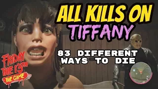 Friday the 13th: The Game | ALL KILLS IN THE GAME Vs. TIFFANY COX 83 Ways to die