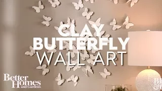 Clay Butterfly Wall Art