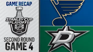 Stars win Game 4, even series with Blues