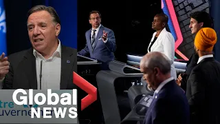 Canada election: The controversial Quebec question at the federal leaders' English debate