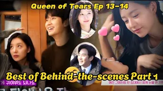 Behind the Scene🥰Episode 13-14 Queen of Tears #queenoftearskdrama #kimsoohyun #kimjiwon #kdrama