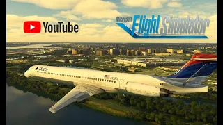 River Visual Approach Washington/FlyThe Maddog/Delta MD-83/Microsoft flight simulator 2020. MSFS2020