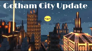Minecraft Gotham City Update: Burnley and Train Station