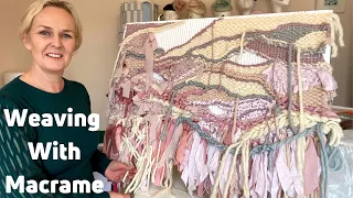 *NEW* Macro-weave have you tried this?! | Combining WEAVE & MACRAME| Didsbury Art Studio