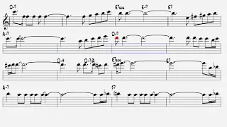 Dio come ti amo Domenico Modugno Harmonica Saxophone Sheet Music play Along