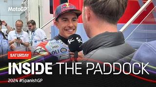 Marc reacts to his pole 😄 Acosta to his crash 💥 and more!  | Inside The Paddock - 2024 #SpanishGP