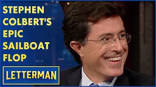 Stephen Colbert's Epic Sailboat Adventure Gone Awry | Letterman
