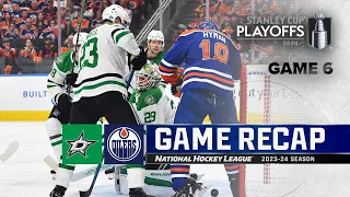 Gm 6: Stars @ Oilers 6/2 | NHL Highlights | 2024 Stanley Cup Playoffs