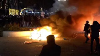 Explosión de violencia en Róterdam tras una protesta contra las restricciones