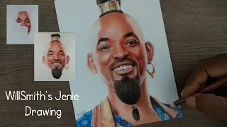 Will Smith Genie (Aladdin) Drawing