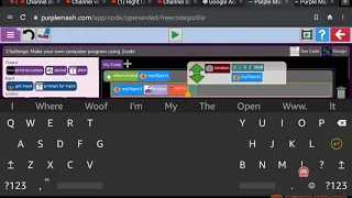 How to CODE On PURPLE MASH 2code part 1:Basic