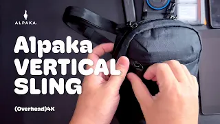 ALPAKA VERTICAL SLING Overhead (Show Product) 4K #edc #alpakagear #camerabags #ricohgriii