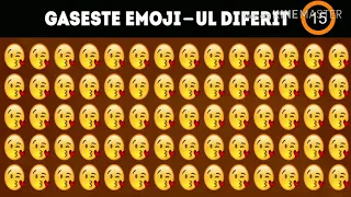 Challenge găsește emoji-ul ascuns!