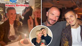 Romeo Beckham Celebrates His 21st Birthday With Family And Girlfriend Mia Regan