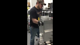 Slicing 500 pounds of meat in 30 minutes with COVE FS-19 Commercial Jerky Slicer  (Part 2)