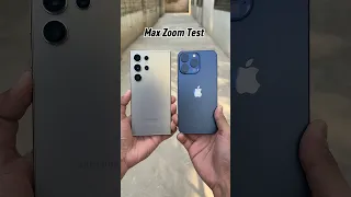 Samsung Galaxy S24 Ultra vs iPhone 15 Pro Max | Max Zoom Test!