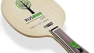 Основание для настольного тенниса TTS RUSWOOD Z-CARBON OFF