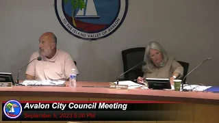 September 5, 2023 City Council Meeting