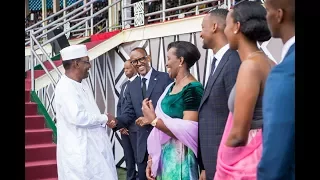 KAGAME & FAMILY BID FAREWELL TO INAUGURATION GUESTS