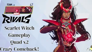 Scarlet Witch MVP Gameplay | Marvel Rivals | Closed Alpha Test