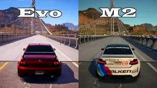 NFS Payback - Mitsubishi Lancer Evo IX vs BMW M2 - Drag Race