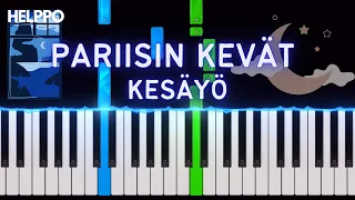 Pariisin kevät - Kesäyö | Helppo Piano Tutorial