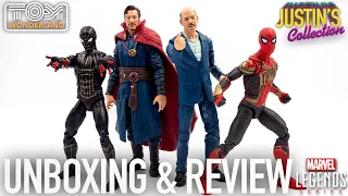Marvel Legends Spider-Man No Way Home, Dr Strange, J. Jonah Jameson Unboxing & Review