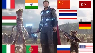 Avengers Infinity War Thor Arrives Wakanda! | Bring Me Thanos! [DIFFERENT LANGUAGES]