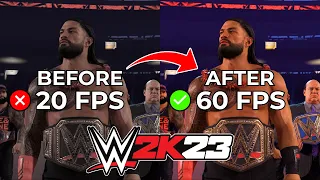 How To Fix Lag And Optimize WWE 2K23 For Best Performance #wwe2k23 #wwe2k23gameplay #2k23pc