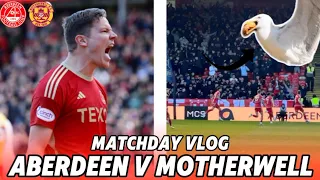 GARTENMANN TO THE RESCUE | ABERDEEN V MOTHERWELL | MATCHDAY VLOG | 27/04/24