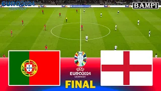 PORTUGAL vs ENGLAND / UEFA EURO 2024 FINAL / Full Match All Goals / PES Gameplay