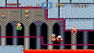 SNES : Super Mario World - Iggys Castle◀HD▶