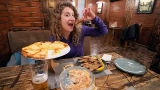 Traditional Adjarian Food in Batumi | Lazuri Khachapuri, Red Mullet, Sinori | Georgian Food Tour