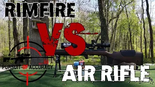 PCP AIR RIFLE (FX Wildcat .25) VS .22LR (CZ 457 MTR)