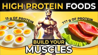 Best HIGH PROTEIN Foods for Building Muscles