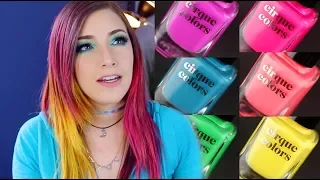 Cirque Vice 2018 Neon Nail Polish Collection Swatch and Review || KELLI MARISSA