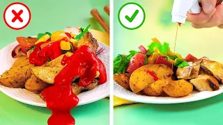 25 Smart Fast Food Hacks For Real Foodies || Unusual Tricks With Ketchup You Need to Try!