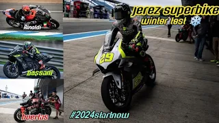 day2 superbike test after season|winter test circuito de jerez