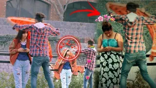 Chunari Prank On Cute Girls || Epic Reaction || @VloggerNilesh @nilesh_pal1429