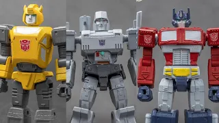 New transformers Yolopark AMK Mini G1 Optimus Prime, Megatron & Bumblebee (Model kits) Images