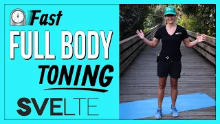 Fast Full Body Toning Workout - 5 Minute Exercise - Svelte Training