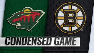 01/08/19 Condensed Game: Wild @ Bruins