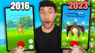 Pokémon GO in 2016 vs 2023!