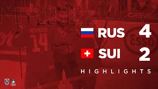 World Juniors 2022. Russia vs Switzerland highlights