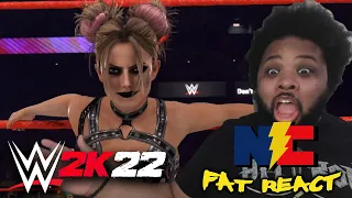 WWE 2K22 ALL Women's Entrances REACTION!!! -The Fat REACT!
