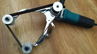 DIY Belt Sander for Pipes