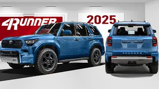 Redesigned Toyota 4Runner 2025 - New Official Teaser and Color Options in our Renderings